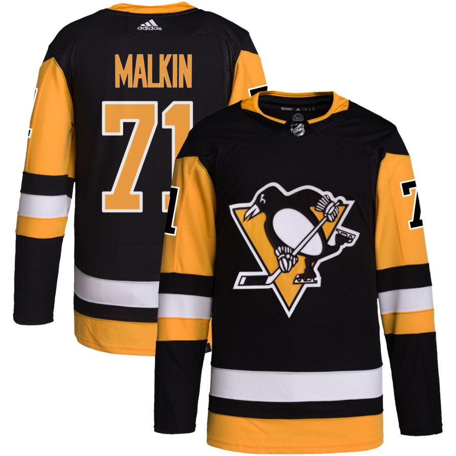 Evgeni Malkin Pittsburgh Penguins adidas Home Primegreen Authentic Pro Jersey - Black