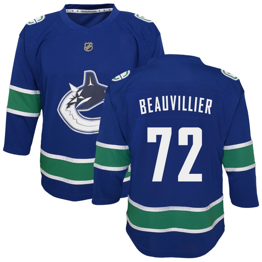 Anthony Beauvillier Vancouver Canucks Youth Replica Jersey - Blue