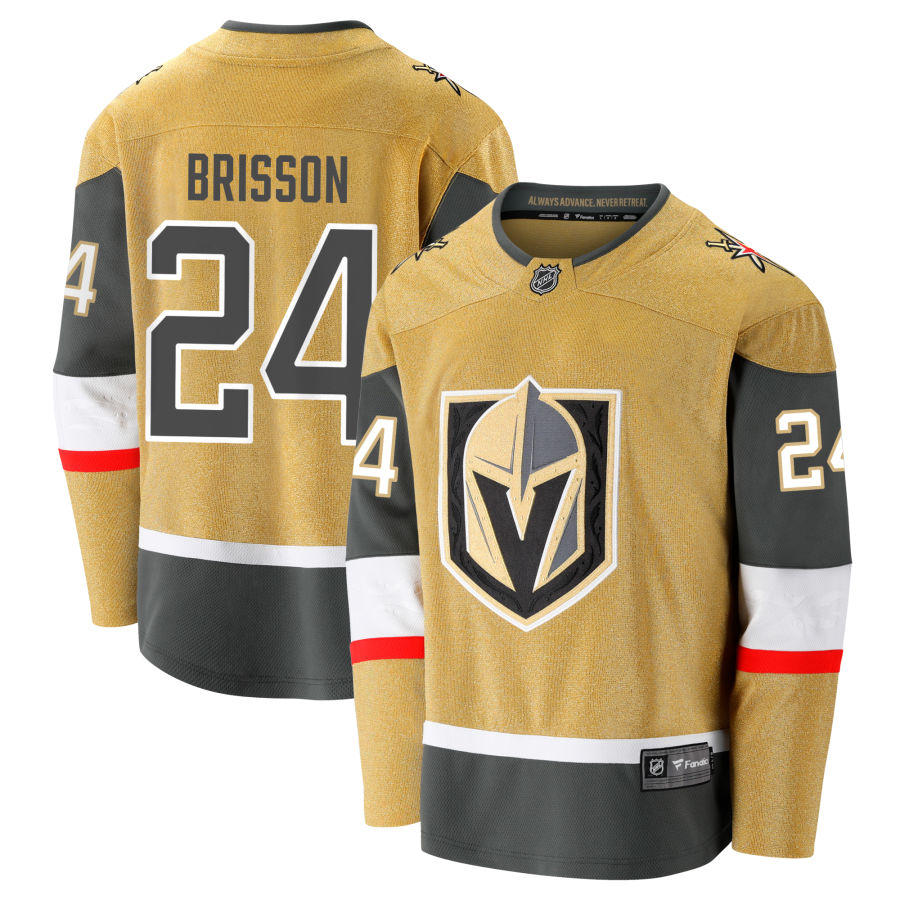 Brendan Brisson  Vegas Golden Knights Fanatics Branded Home Breakaway Jersey -