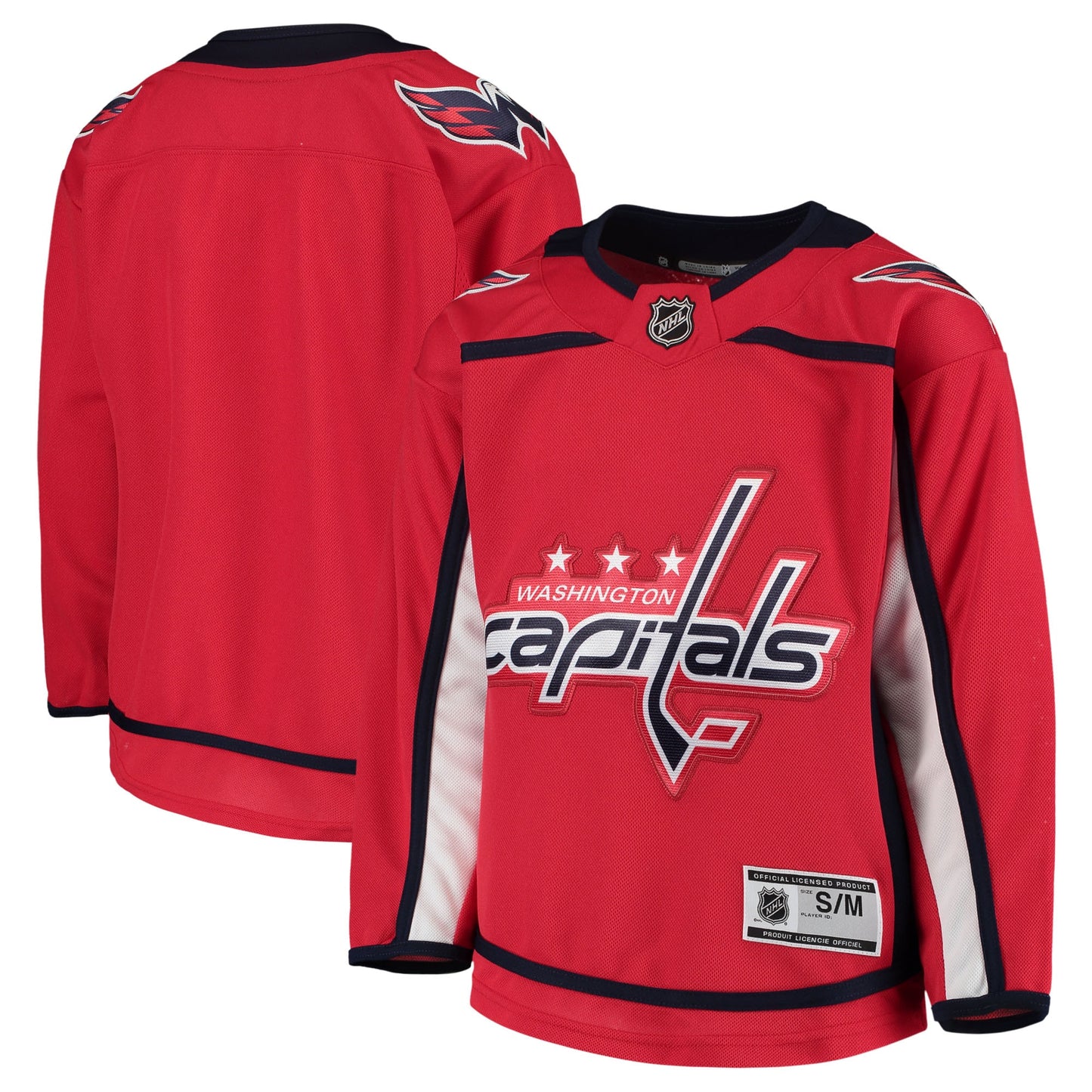 Washington Capitals Youth Home Premier Team Jersey - Red