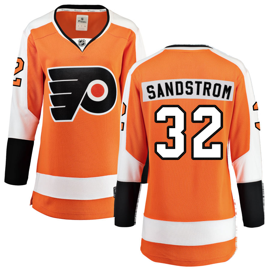 Felix Sandstrom Philadelphia Flyers Fanatics Branded Women's Home Breakaway Jersey - Orange